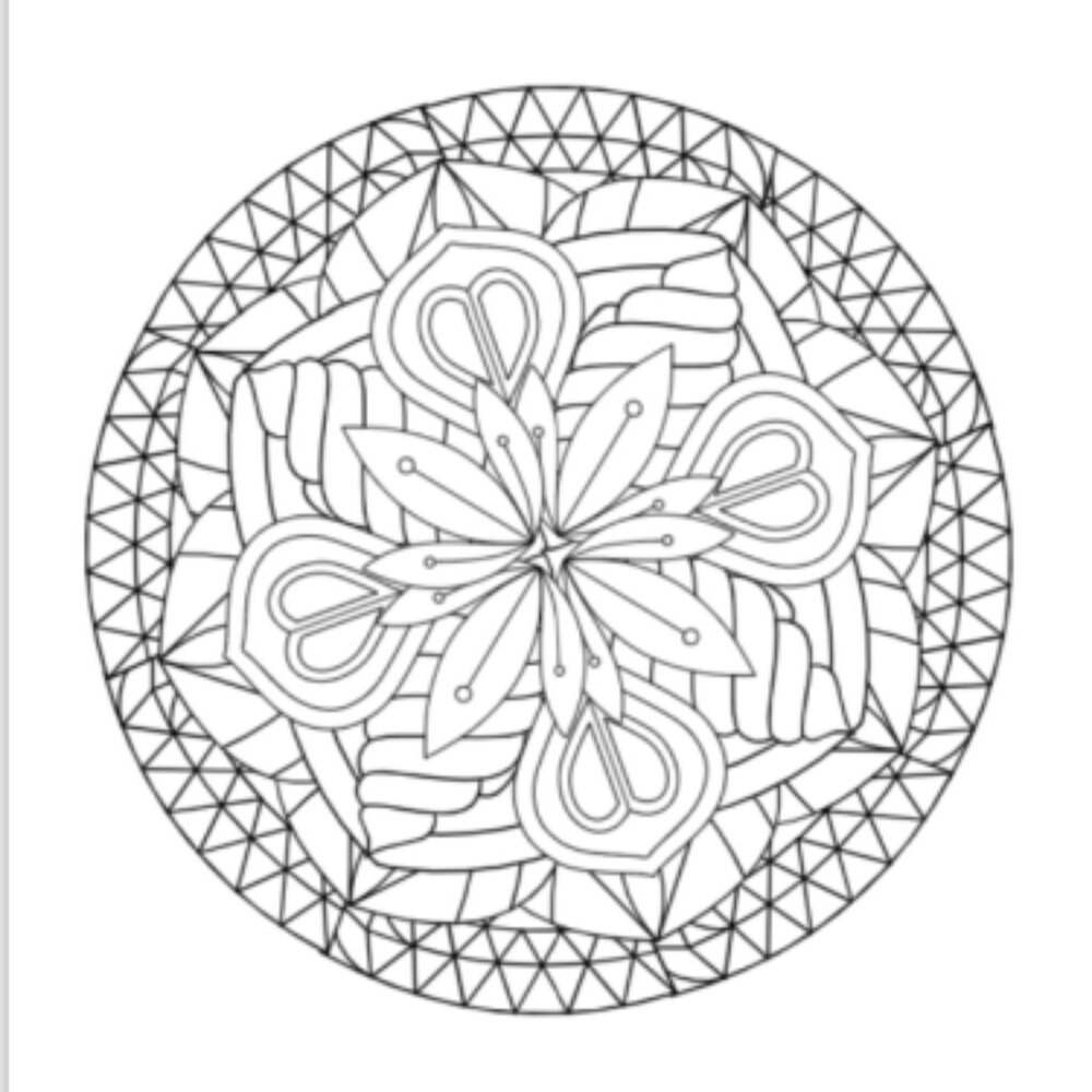 25 Fun Mandala Circles Coloring Book - Picture 10 of 13